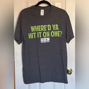 KFAN Men’s Minnesota State Fair Gray T-Shirt EUC Sz M “Where’d Ya Hit It On One”